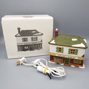 Dept 56 Scrooge & Marley Counting House Vtg 1986 Christmas Carol 65005 Light Box